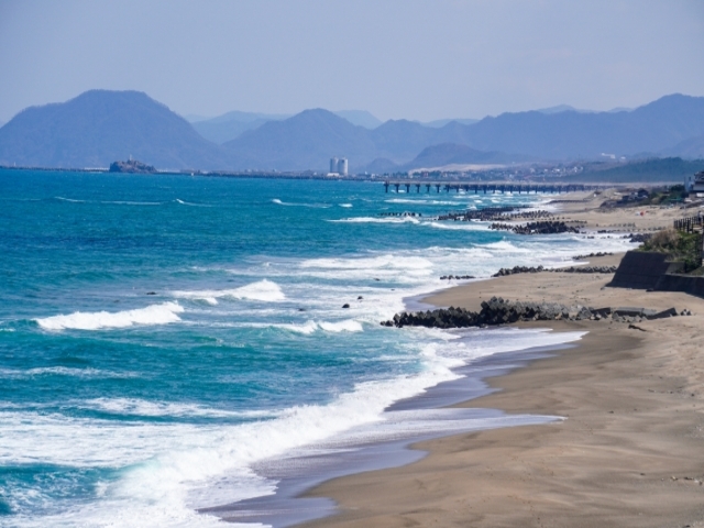 鳥取県の風景：白兎海岸